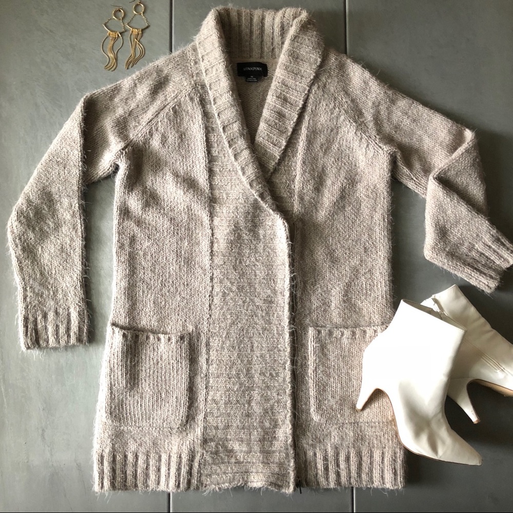 💥SOLD💥 MINKPINK “then & now chunky coatigan”
